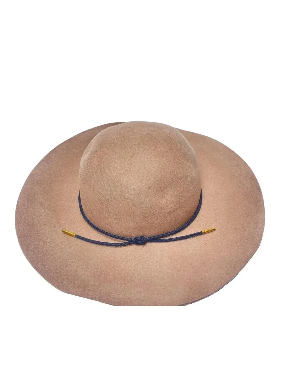 Women's Large Floppy Hat Chic Beachy Sun Hat Panama Belt Wool Classy Wide Fedora
